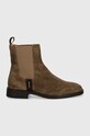 Σουέτ μπότες τσέλσι Gant Fayy 29553771.G135 καφέ AW24