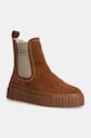 Semišové topánky chelsea Gant Snowmont semišová koža hnedá 29553786.G45
