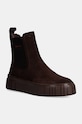 Semišové kotníkové boty Gant Snowmont semišová kůže hnědá 29553786.G896