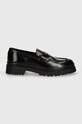 Gant bőr mokaszin Aligrey 29571765.G00 fekete AW24