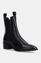 Gant ghete chelsea de piele St Broomly 5-8 cm negru 29551700.G00