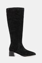 Gant cizme din piele intoarsa Gwenety 29583698.G00 negru AW24