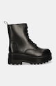 Calvin Klein Jeans workery FLATFORM HIGH LACE UP MG DL YW0YW01535 czarny AW24