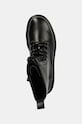 Calvin Klein Jeans workery FLATFORM HIGH LACE UP MG DL czarny YW0YW01535