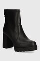 Черевики Calvin Klein Jeans HEEL PLATFORM ZIP BOOT MG NAPPA блок чорний YW0YW01546