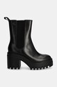 Μποτάκια Calvin Klein Jeans CHUNKY HEELED CHELSEA LTH YW0YW01547 μαύρο AW24