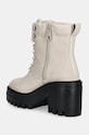 Παπούτσια Μποτάκια Calvin Klein Jeans CHUNKY HEELED ZIP BOOT LTH YW0YW01548 μπεζ