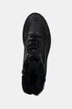 Calvin Klein Jeans botine FLATFORM LACE UP BOOT PADDED negru YW0YW01557