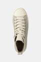 Замшеві кеди Calvin Klein Jeans LUGGED HYBRID MID LACEUP SUEDE бежевий YW0YW01565