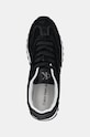 Велурени маратонки Calvin Klein Jeans RUNNER LACEUP ML SUEDE черен YW0YW01574