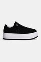Замшевые кроссовки Calvin Klein Jeans BOLD PLATF LACEUP LOW MG SUEDE YW0YW01575 чёрный NC24