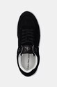Замшевые кроссовки Calvin Klein Jeans BOLD PLATF LACEUP LOW MG SUEDE чёрный YW0YW01575