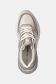 Sneakers boty Calvin Klein Jeans WEDGE RUNNER LACE UP ML MIX béžová YW0YW01577