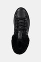 Calvin Klein Jeans buty skórzane BOLD PLATF LOW LACEUP MG LTH czarny YW0YW01590