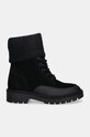 Calvin Klein Jeans botine COMBAT MID LACE UP BOOT WL YW0YW01599 negru NC24