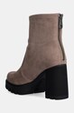 Încălțăminte Calvin Klein Jeans botine HEEL PLATFORM ZIP BOOT SS YW0YW01601 maro