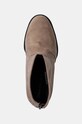 Calvin Klein Jeans botine HEEL PLATFORM ZIP BOOT SS maro YW0YW01601