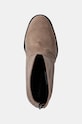 Μποτάκια Calvin Klein Jeans HEEL PLATFORM ZIP BOOT SS καφέ YW0YW01601