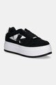 Calvin Klein Jeans sneakersy BOLD PLATF LOW MIX NBS MIX tekstylny czarny YW0YW01604