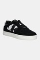 Sneakers boty Calvin Klein Jeans CLASSIC CUPSOLE NBS MIX semišová kůže černá YW0YW01612