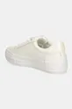 Scarpe Calvin Klein Jeans sneakers in pelle VULC FLATFORM LOW MG LTH YW0YW01613 bianco