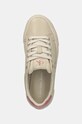Calvin Klein Jeans sneakers in pelle VULC FLATFORM LOW MG LTH beige YW0YW01613