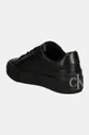 Scarpe Calvin Klein Jeans sneakers in pelle VULC FLATFORM LOW MG LTH YW0YW01613 nero