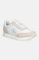 Кросівки Calvin Klein Jeans RUNNER LACEUP LOW MG MIX замша білий YW0YW01615