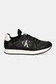 Tenisice Calvin Klein Jeans RUNNER SOCK LACEUP ML LTH YW0YW01616 crna AW24