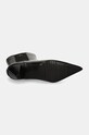 Kožené topánky chelsea Calvin Klein Jeans 55 MM CONE HEEL BOOT MG LTH YW0YW01676 čierna