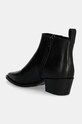 Încălțăminte Calvin Klein Jeans cizme de piele COWBOY BOOT MG LTH YW0YW01678 negru