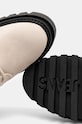 Calvin Klein Jeans botki FLATFORM LACE UP BOOT MG NB beżowy YW0YW01683