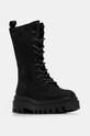 Черевики Calvin Klein Jeans FLATFORM LACE UP BOOT MG NB без утеплення чорний YW0YW01683