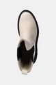 Черевики з нубуку Calvin Klein Jeans FLATFORM CHELSEA BOOT MG NB бежевий YW0YW01684