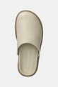 Δερμάτινες παντόφλες Calvin Klein Jeans HOME CLOG SLIDE MG LTH μπεζ YW0YW01686