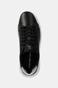 Шкіряні кросівки Calvin Klein Jeans CHUNKY CUPSOLE LACEUP LTH чорний YW0YW01687
