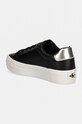Încălțăminte Calvin Klein Jeans sneakers din piele BOLD VULC FLATF LACEUP LTH YW0YW01688 negru