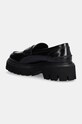 Încălțăminte MSGM pantofi de piele 3741MDS153.513.99 negru