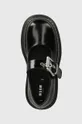 μαύρο Δερμάτινα κλειστά παπούτσια MSGM