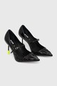 Încălțăminte MSGM stilettos de piele 3741MDS930.848.99 negru