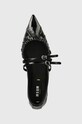 MSGM balerini de piele negru 3741MDS420.848.99