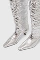 Кожени ботуши MSGM сребърен 3741MDS710.905.90