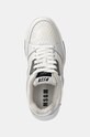 MSGM sneakersy skórzane biały 3741MDS604.886.01