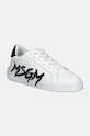Кожаные кроссовки MSGM плоская белый 3741MDS506.924.01