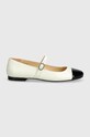 Кожени балеринки Alohas Musa S100502.03 бял AW24