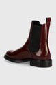 Încălțăminte Alohas ghete chelsea de piele Lanz S100401.02 burgundia