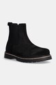 Birkenstock botine din piele intoarsa Highwood Slip On Mid neizolat negru 1028187