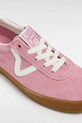 Obuwie Vans tenisówki zamszowe Sport Low VN000D09PNK1 różowy