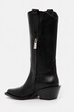 Încălțăminte Miss Sixty ghete de piele 6L3QJ8970000 negru
