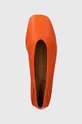 Шкіряні балетки Camper Casi Myra K201253.035 помаранчевий